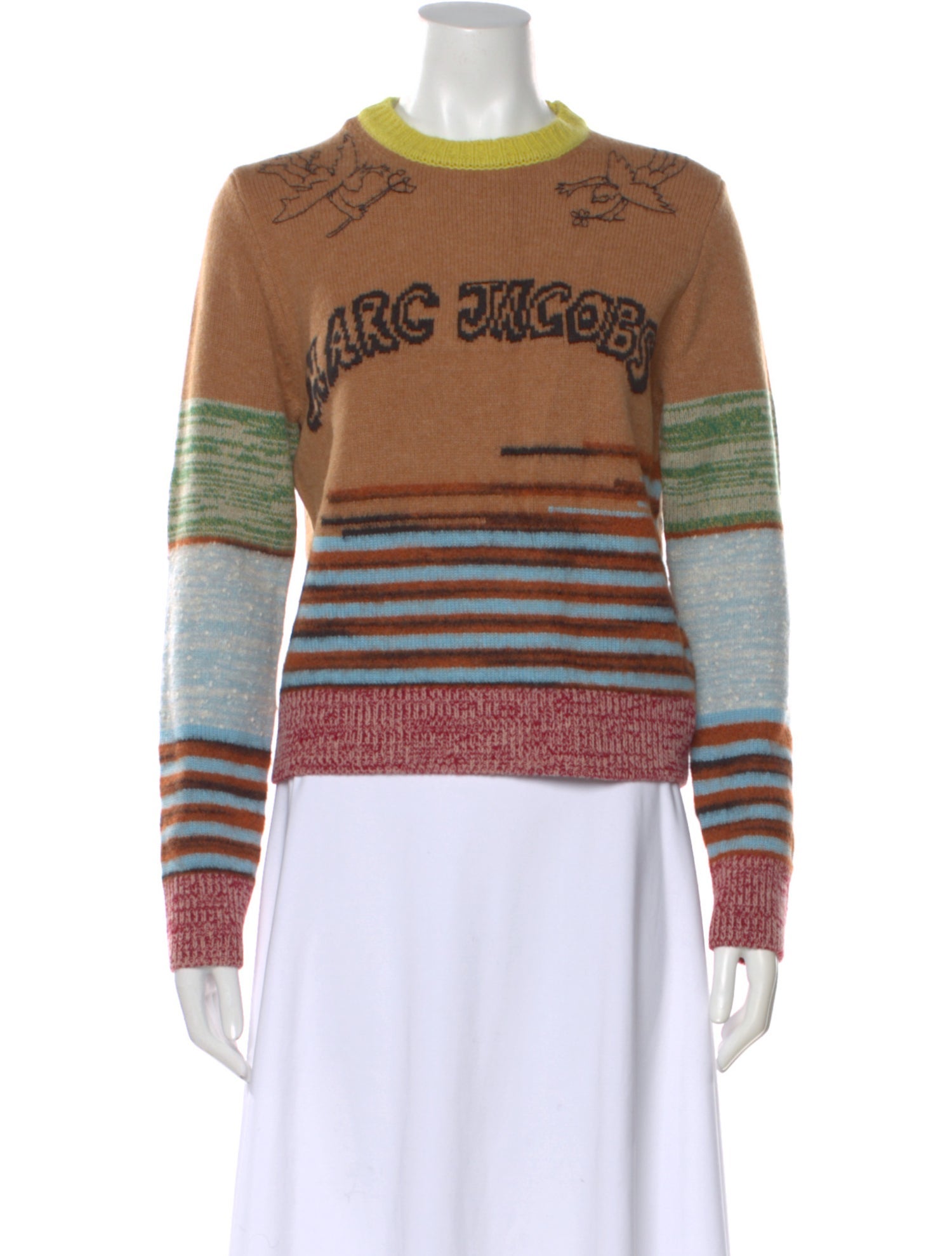 Marc Jacobs Wool Printed Sweater w/ Tags