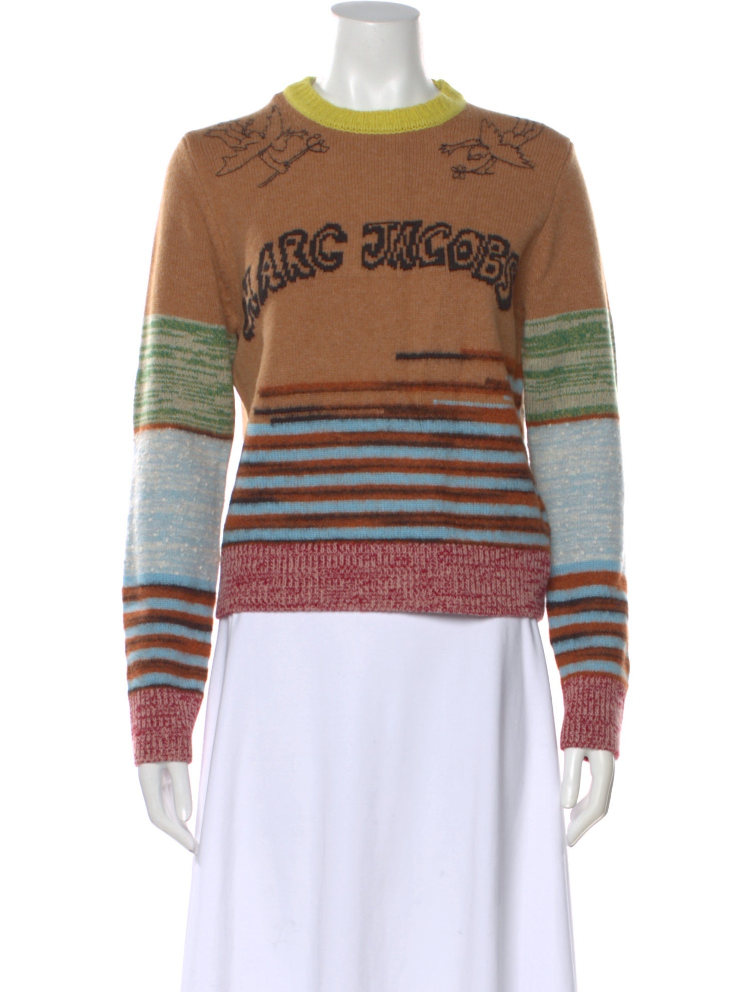 Marc Jacobs Wool Printed Sweater w/ Tags