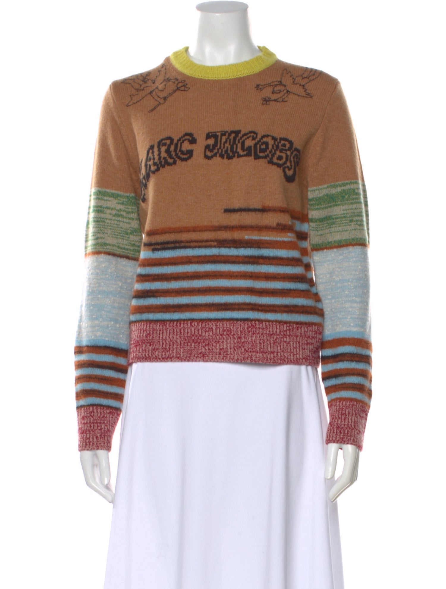 Marc Jacobs Wool Printed Sweater w/ Tags