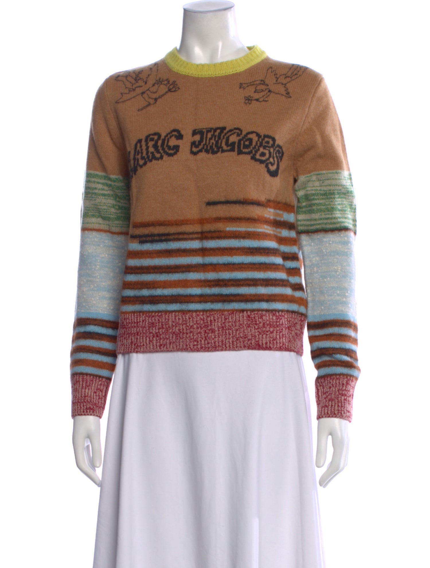 Marc Jacobs Wool Printed Sweater w/ Tags