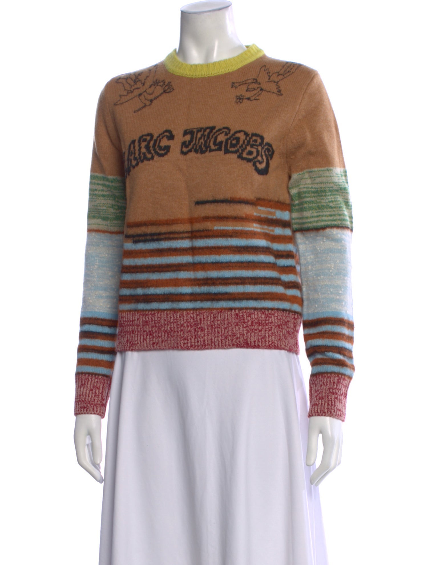 Marc Jacobs Wool Printed Sweater w/ Tags