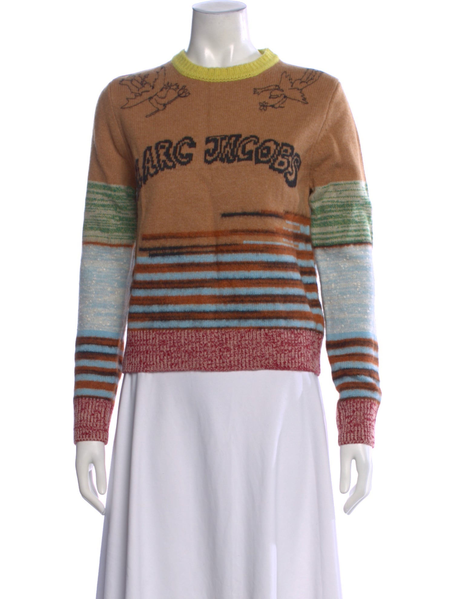 Marc Jacobs Wool Printed Sweater w/ Tags