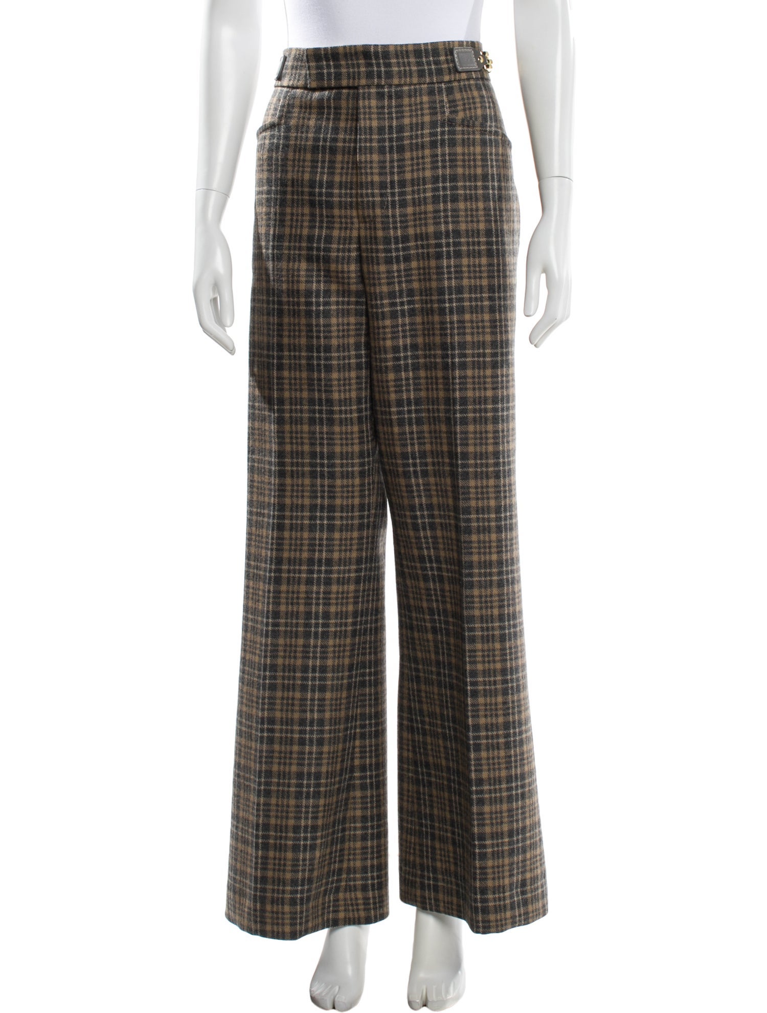 Marc Jacobs Wool Wide Leg Pants