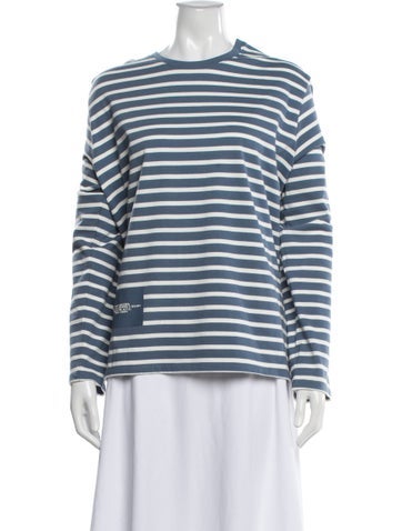 Pre-owned Marc Jacobs Striped Crew Neck T-shirt In Multi