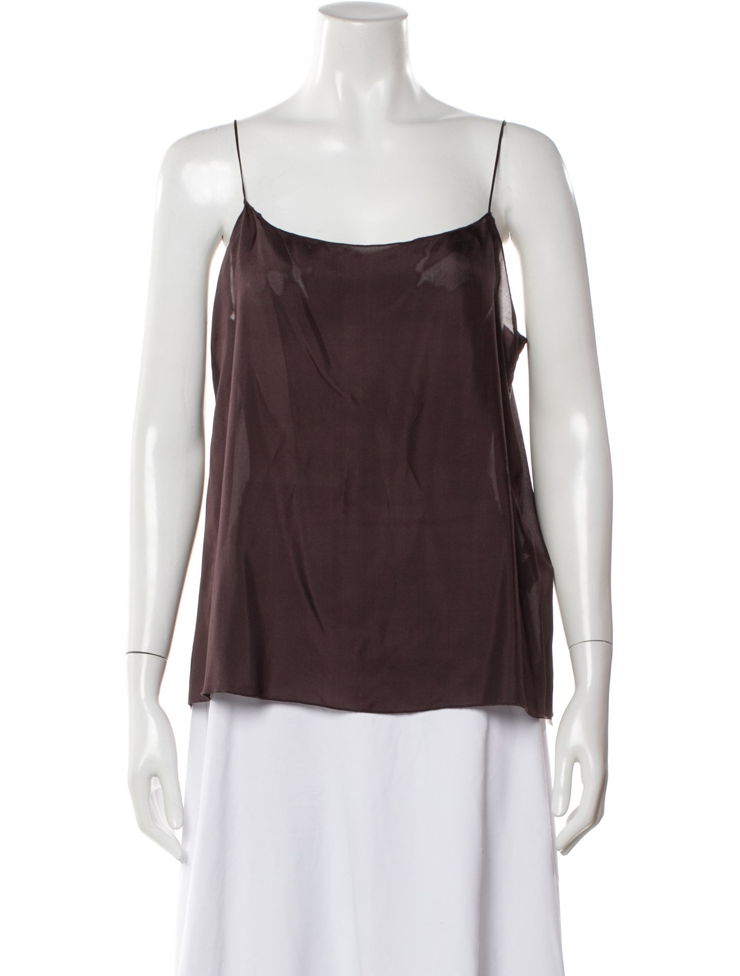 Marc Jacobs Silk Scoop Neck Top