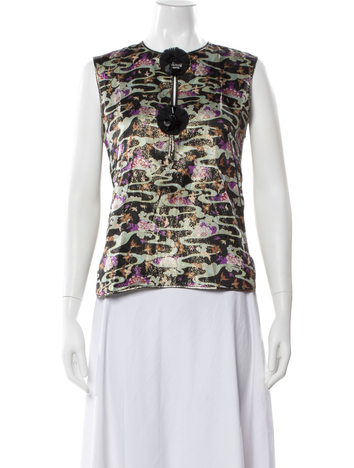Marc Jacobs Silk Printed Top