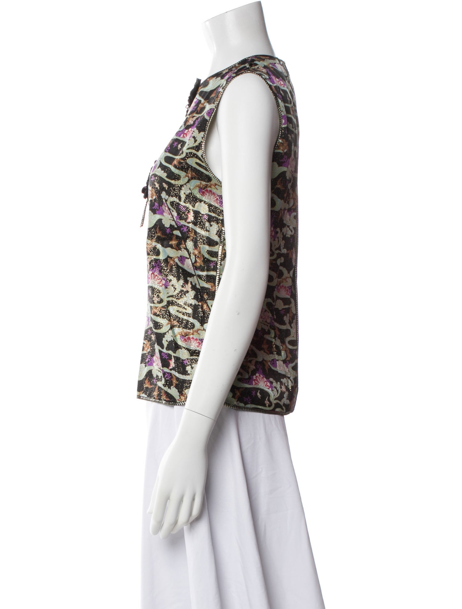 Marc Jacobs Silk Printed Top