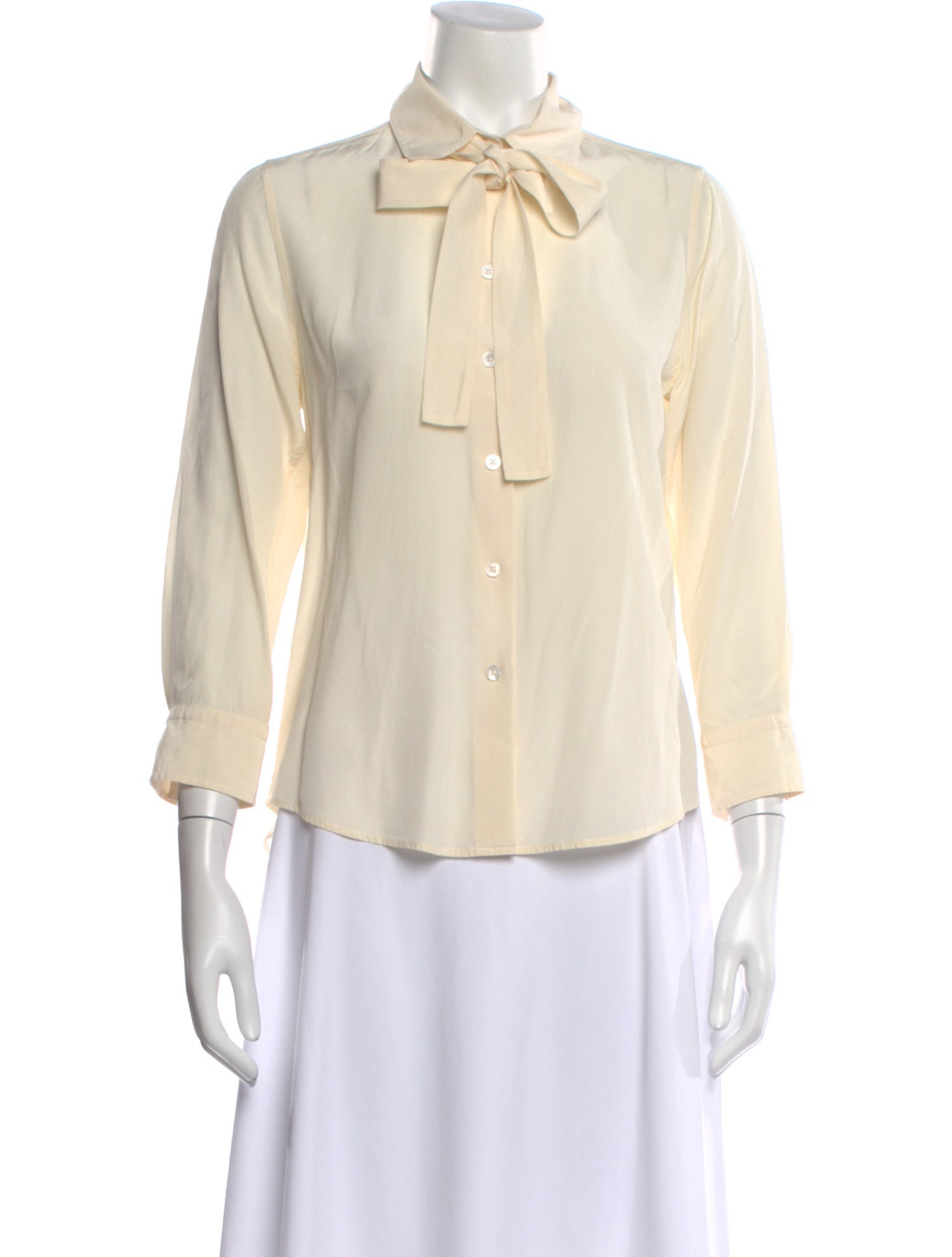 Marc Jacobs Silk Long Sleeve Blouse