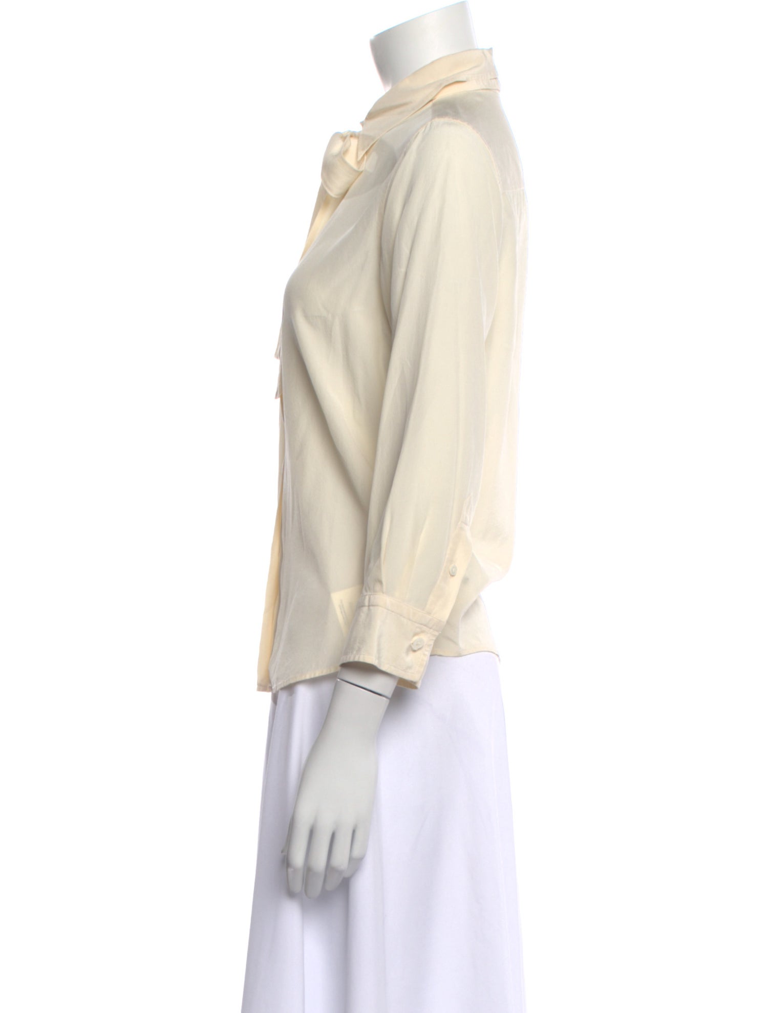 Marc Jacobs Silk Long Sleeve Blouse