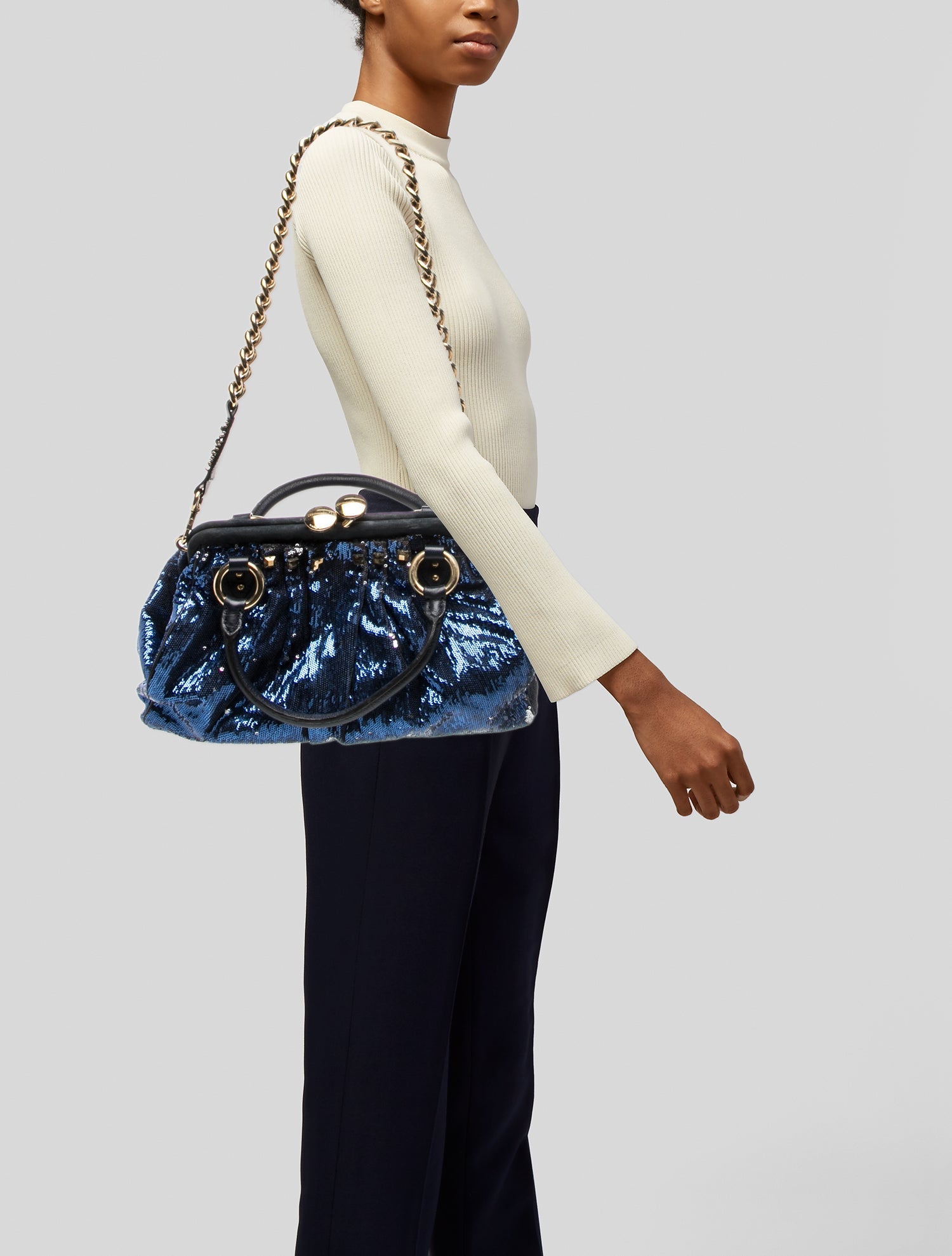 Marc Jacobs Sequins Top Handle Bag