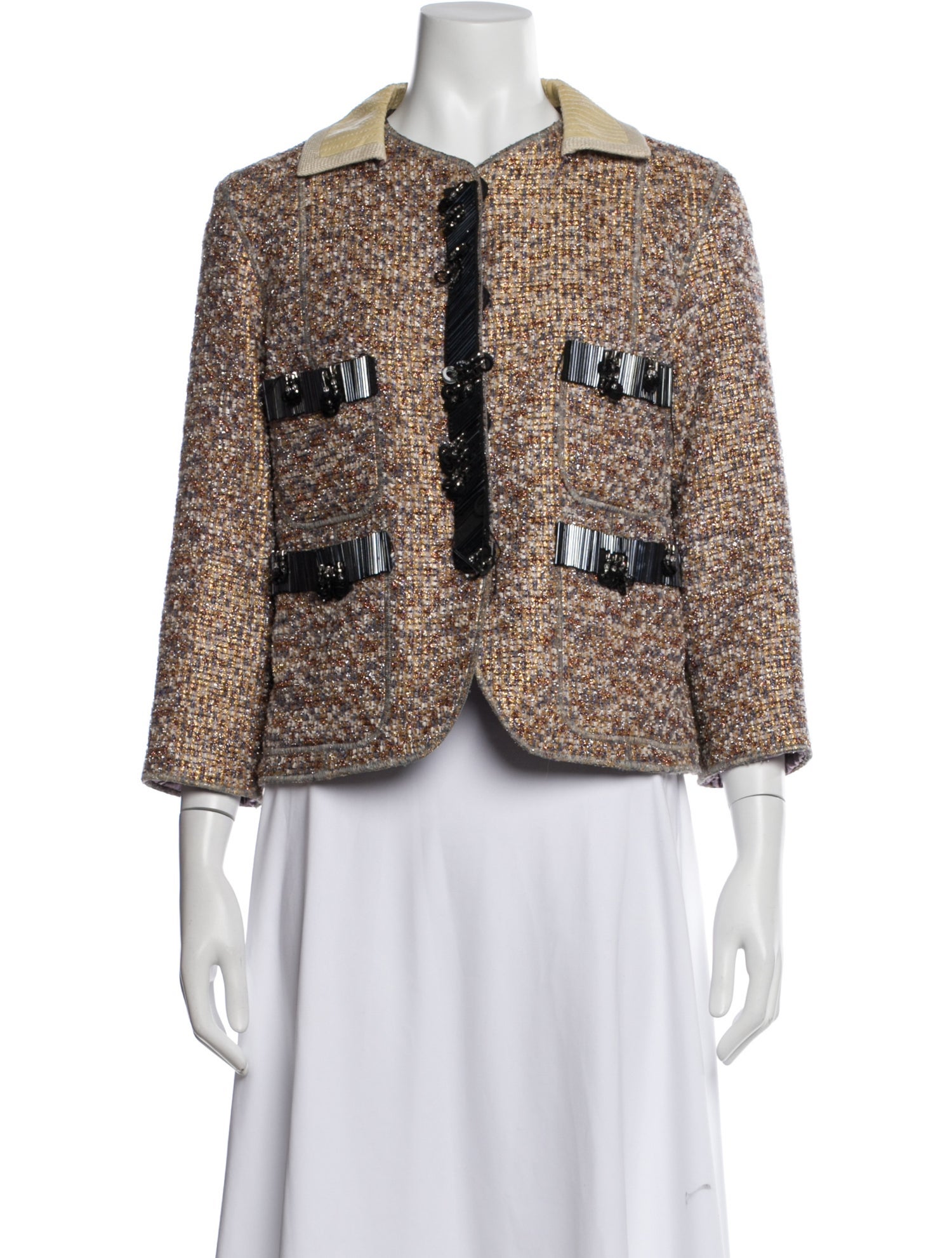 Marc Jacobs Tweed Pattern Jacket