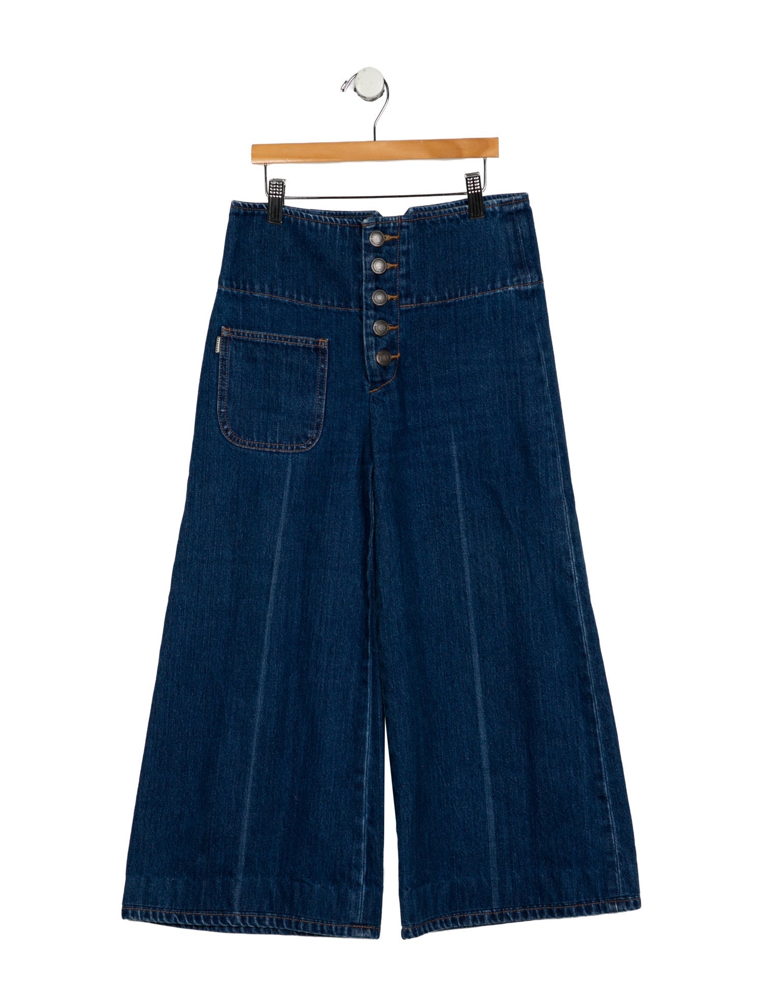 Marc Jacobs Mid-Rise Wide Leg Jeans