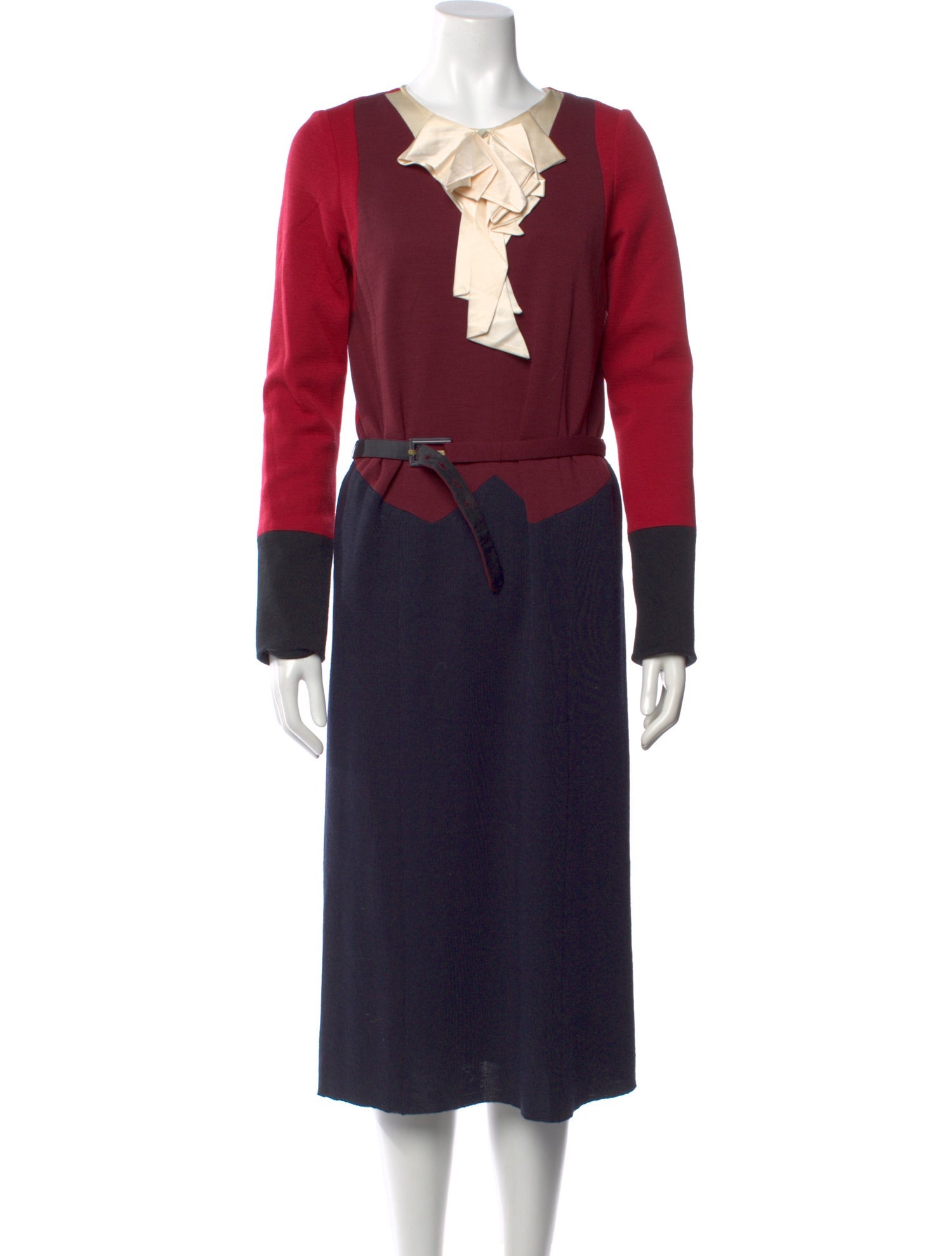 Marc Jacobs Wool Midi Length Dress