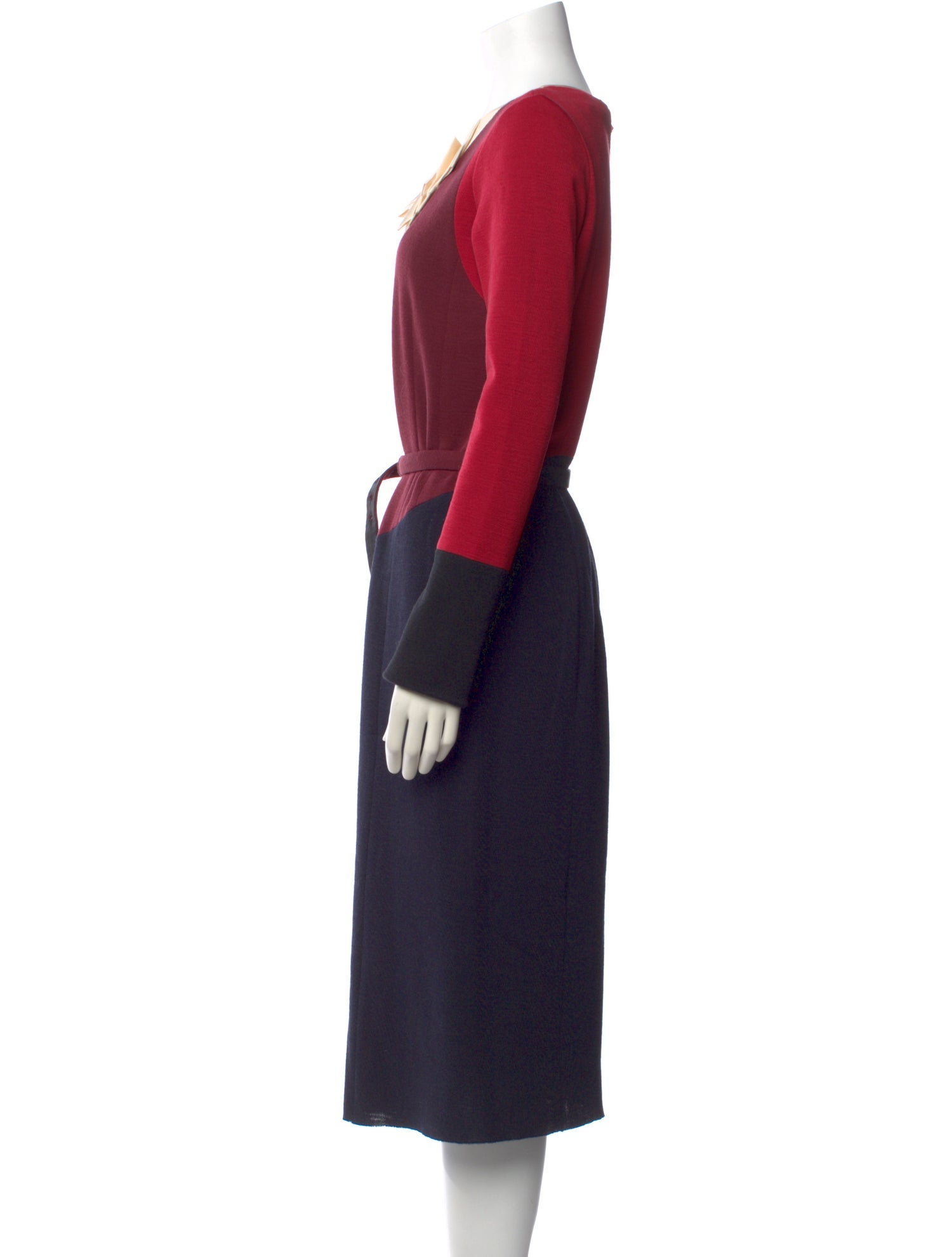 Marc Jacobs Wool Midi Length Dress