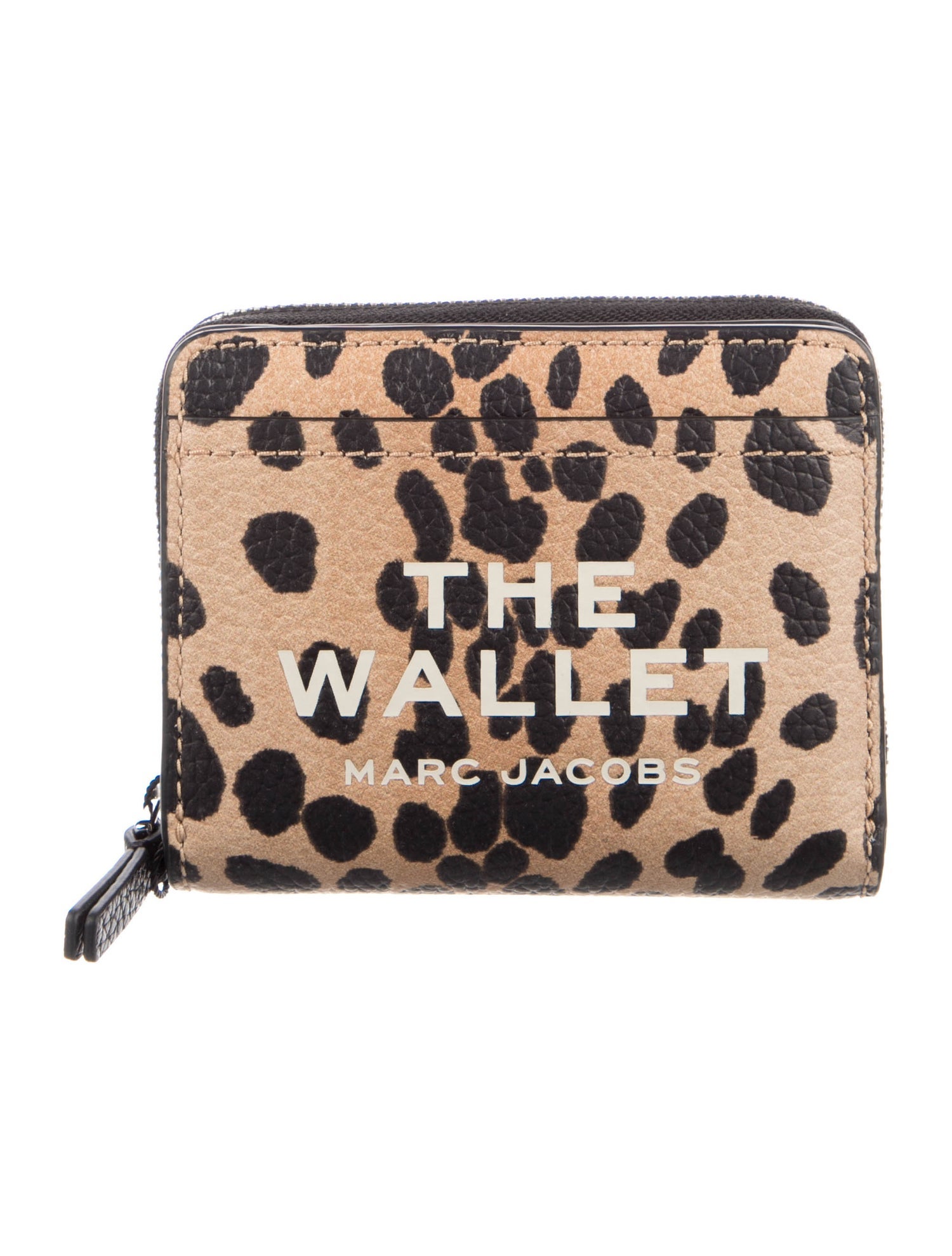 Marc Jacobs Leather Animal Print Compact Wallet w/ Tags
