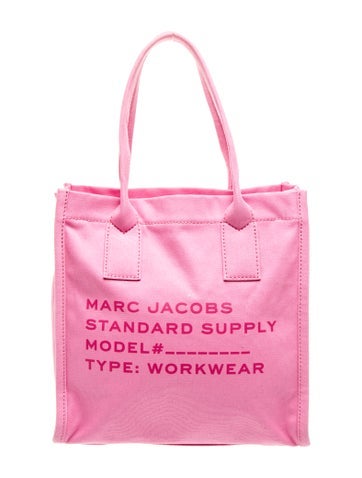 Pre-owned Marc Jacobs Canvas Tote In Pink