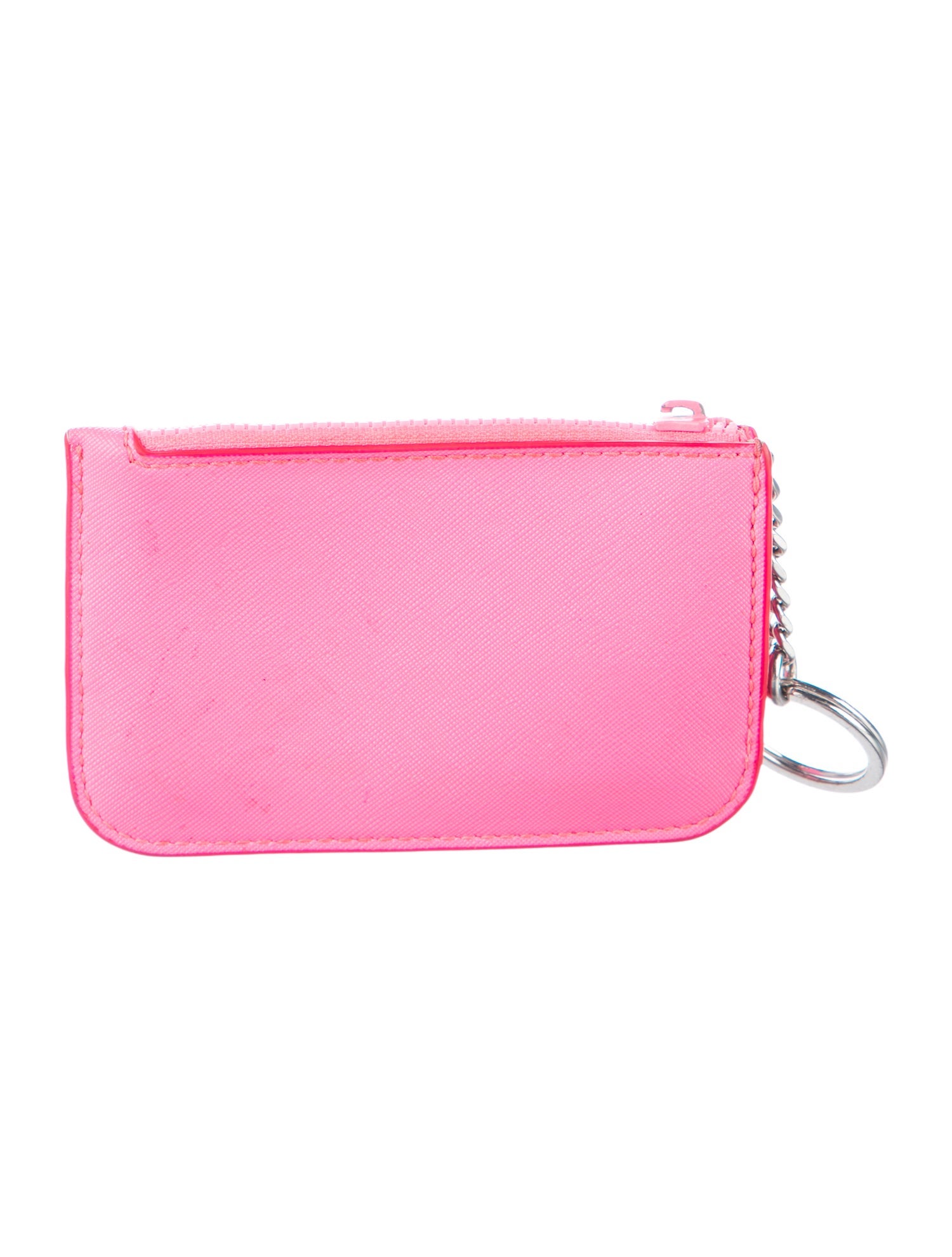 Marc Jacobs Womens' Saffiano Leather Coin Pouch