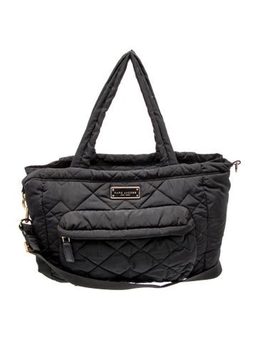 Pre-owned Marc Jacobs Nylon Tote In Black