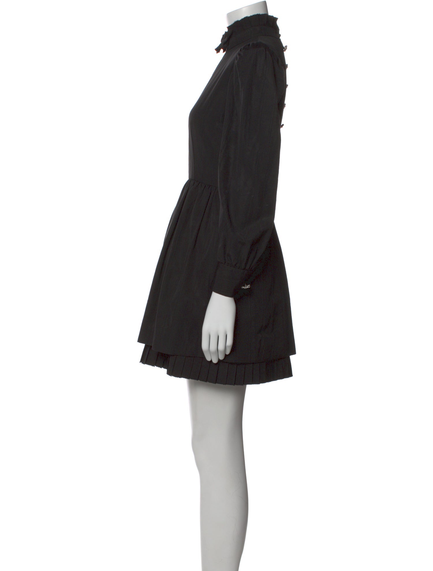 marc jacobs little black dress Marc Jacobs - Women's Satin Daisy Belted Dress