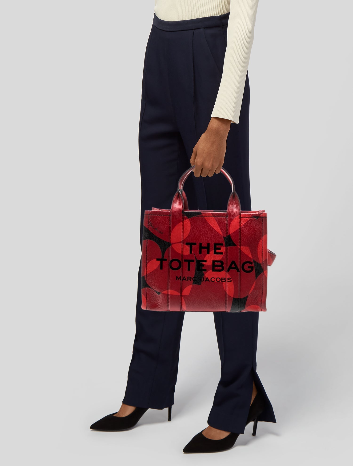 The Marc Jacobs Leather Top Handle Bag - Red Totes, Handbags