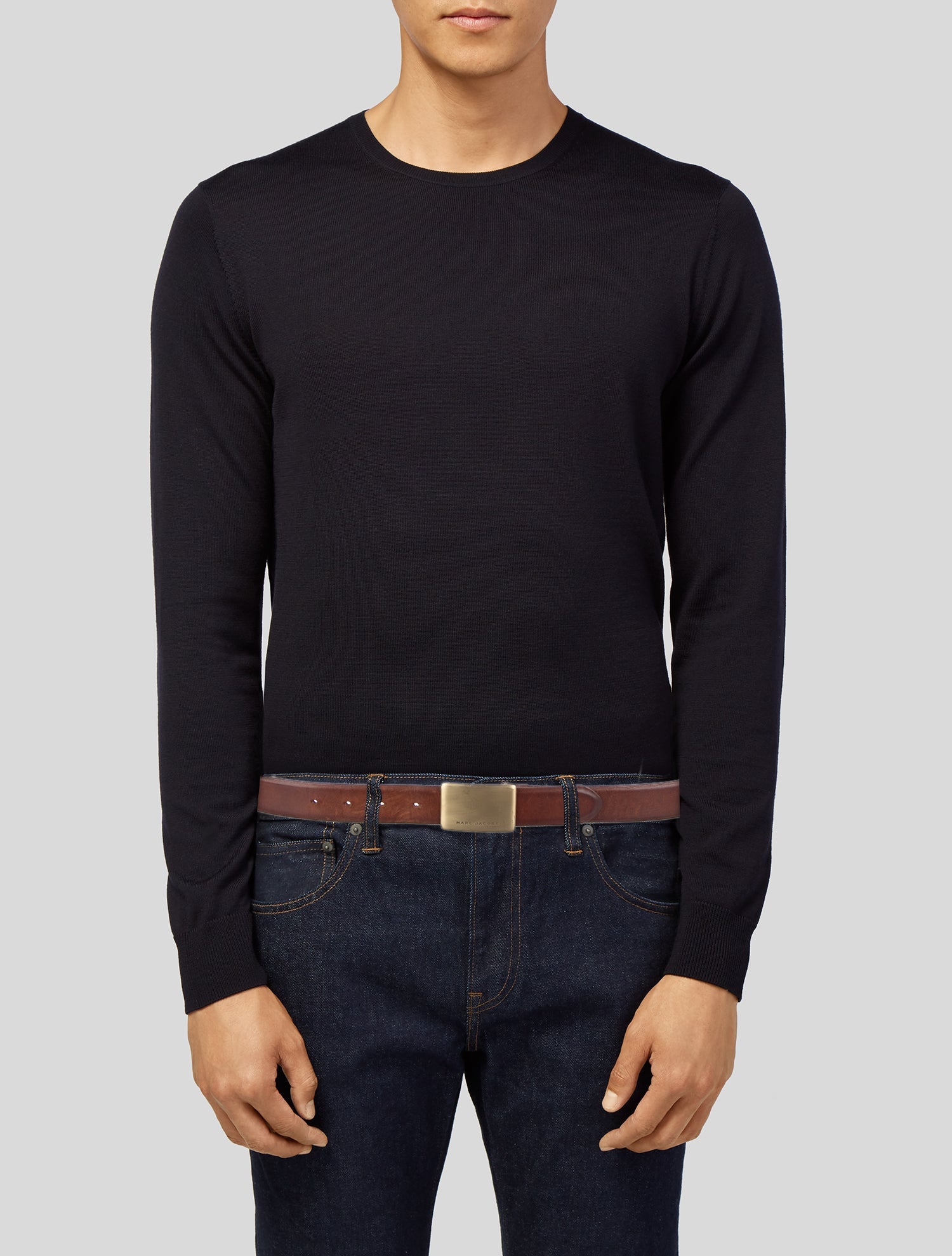 Marc Jacobs Skinny Leather Belt