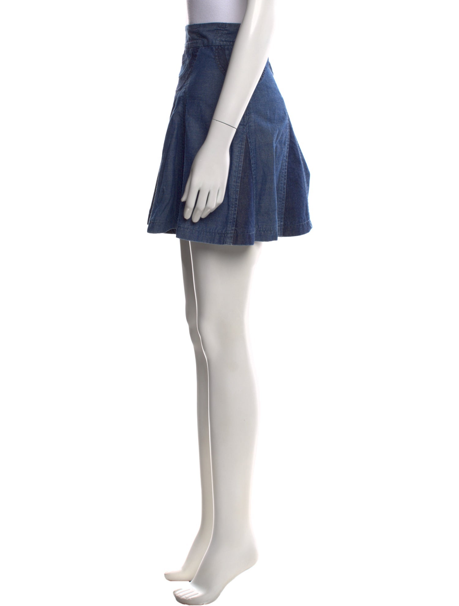 Marc Jacobs Pleated Accents Mini Skirt