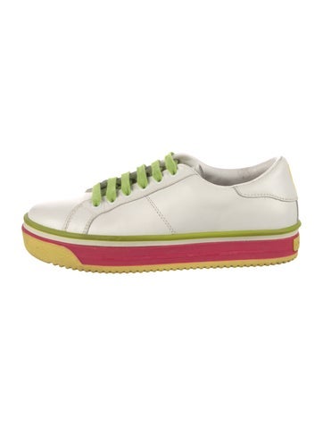 Pre-owned Marc Jacobs Leather Sneakers In White