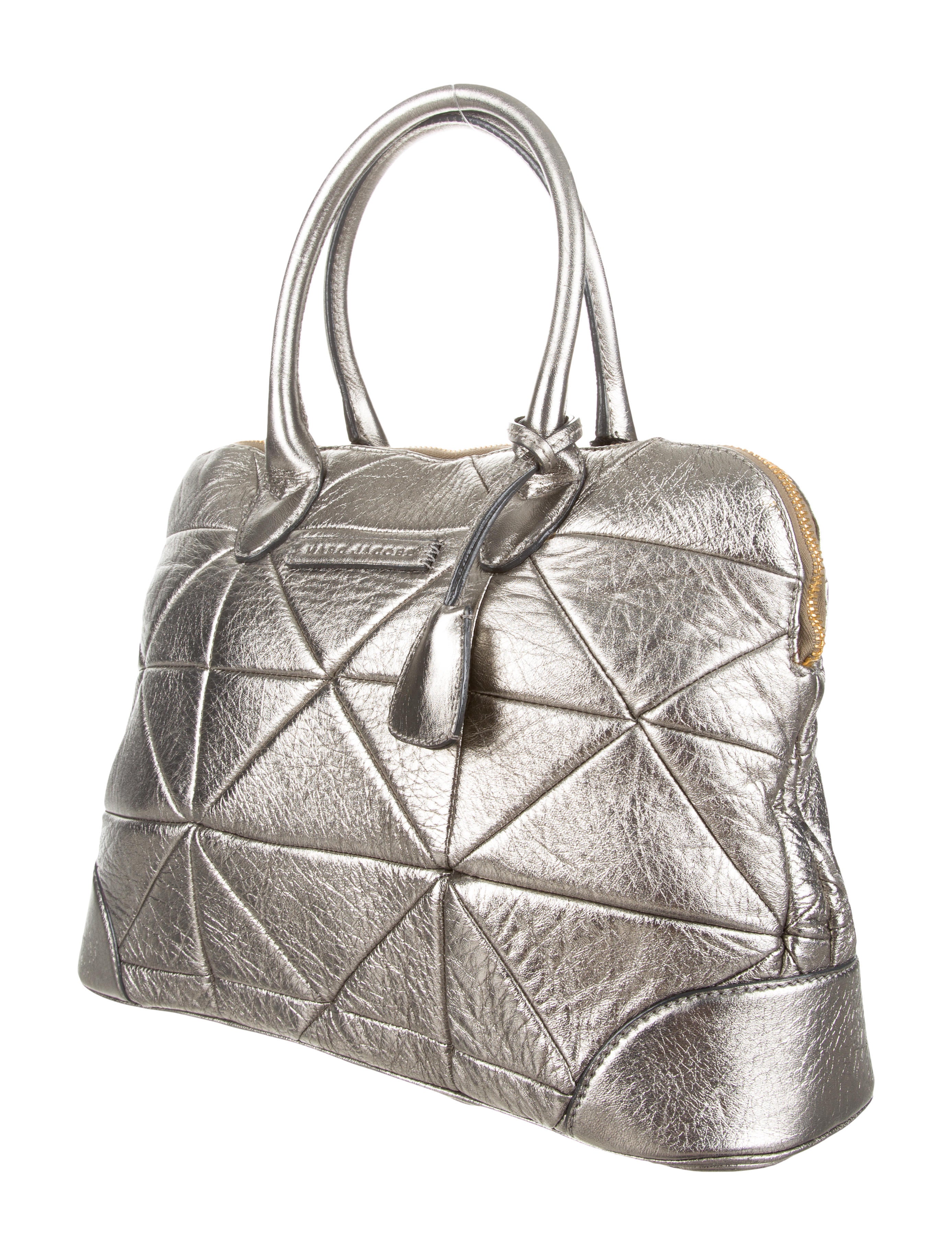 Marc Jacobs Metallic Quilted Tote Handbags MAR30774 The RealReal
