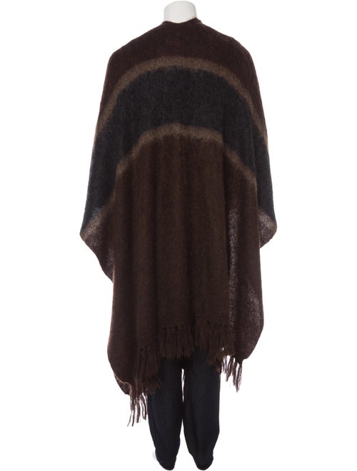 Marc Jacobs Fringe-Trimmed Mohair Poncho