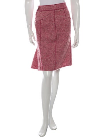 Marc Jacobs Tweed Wool Skirt