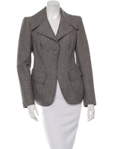 Marc Jacobs Virgin Wool Woven Blazer