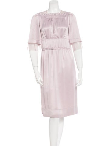 Marc Jacobs Satin A-Line Dress