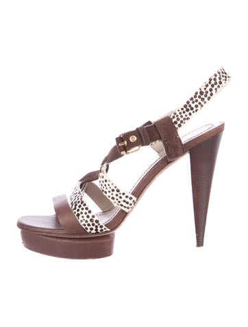 Marc Jacobs Printed Multistrap Sandals