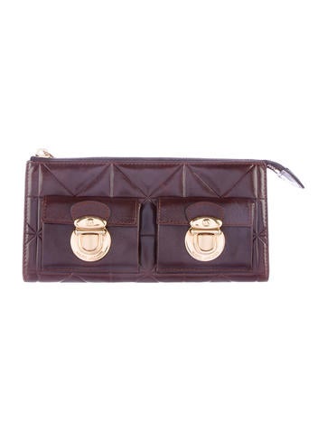 Marc Jacobs Quilted Leather Wallet