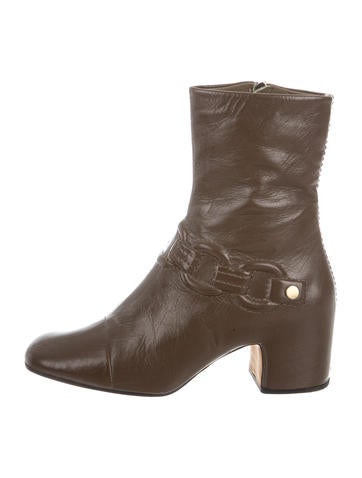 Marc Jacobs Leather Ankle Boots