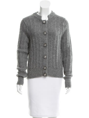Marc Jacobs Alpaca Embellished Cardigan