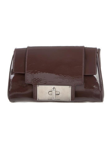 Marc Jacobs Patent Leather Flap Clutch