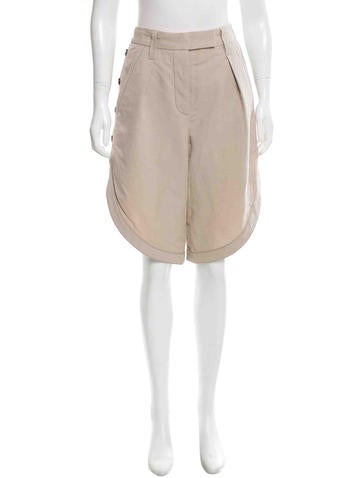 Marc Jacobs Linen-Blend Knee-Length Shorts