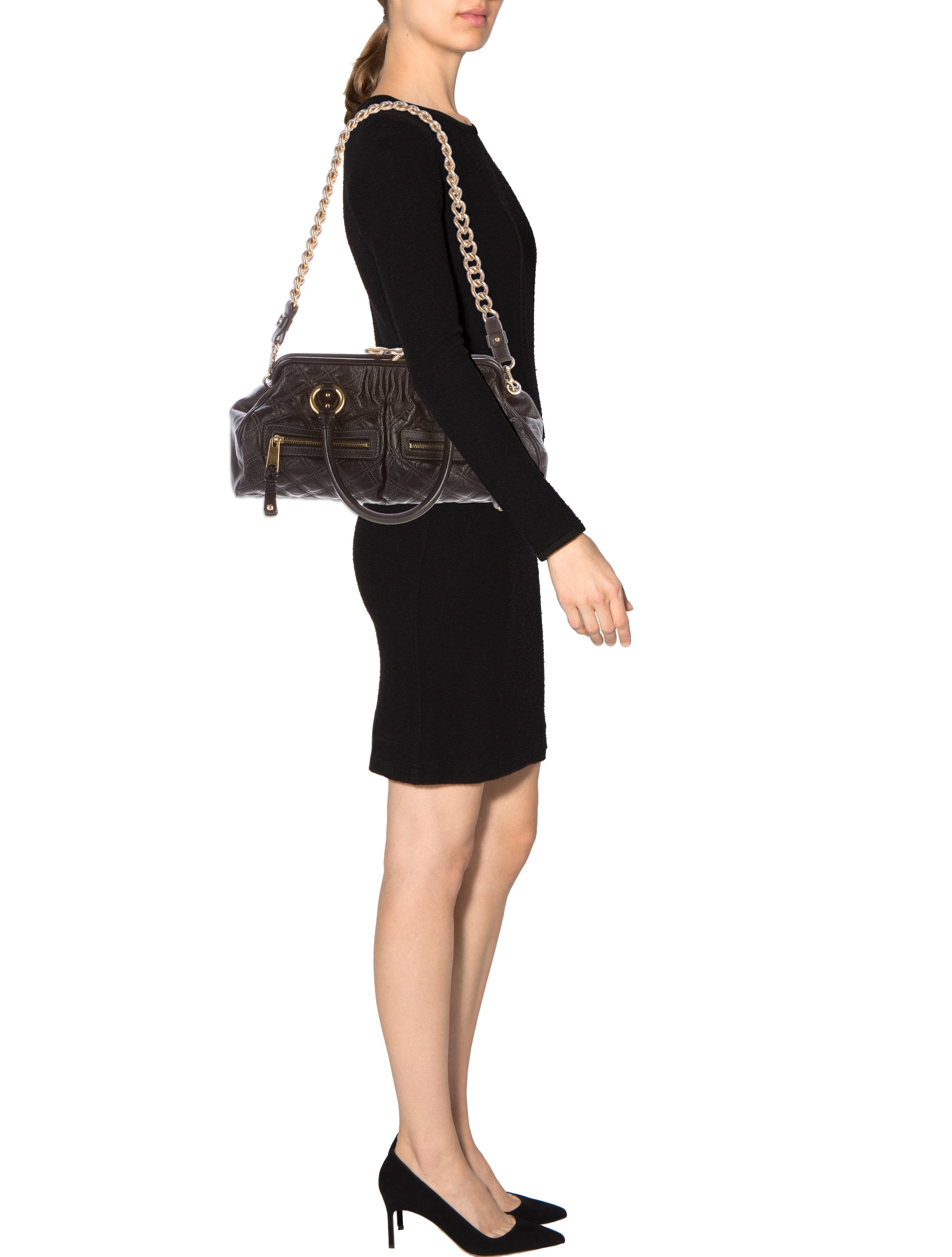 marc jacobs quilted leather stam bag