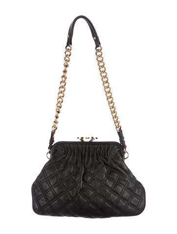 Marc Jacobs Small Leather Stam Bag Handbags Mar51061 The Realreal Small Leather Stam Bag