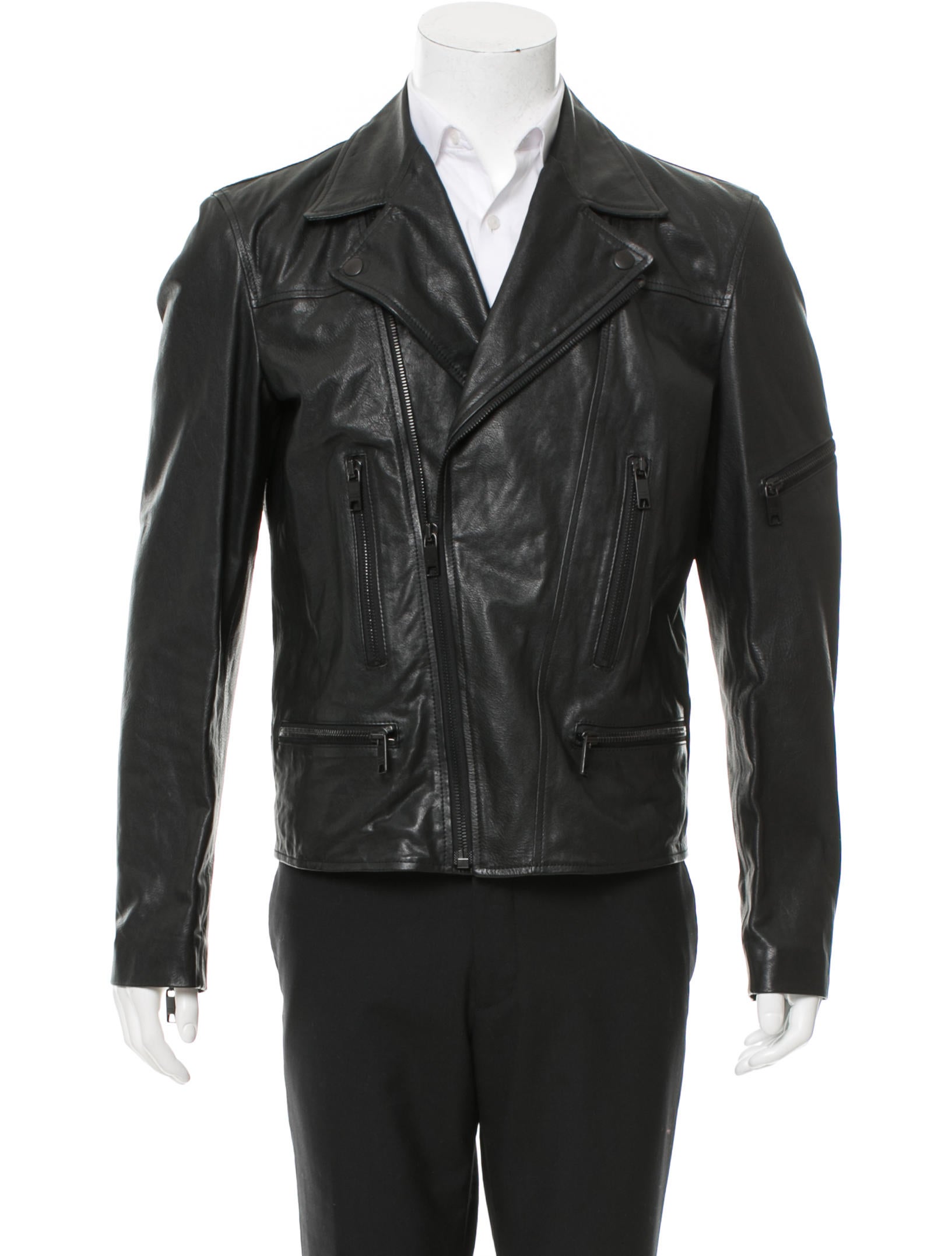 Marc Jacobs Leather Biker Jacket Mens Outerwear Mar51080 The Men S Outerwear Marc Jacobs Leather Biker Jacket