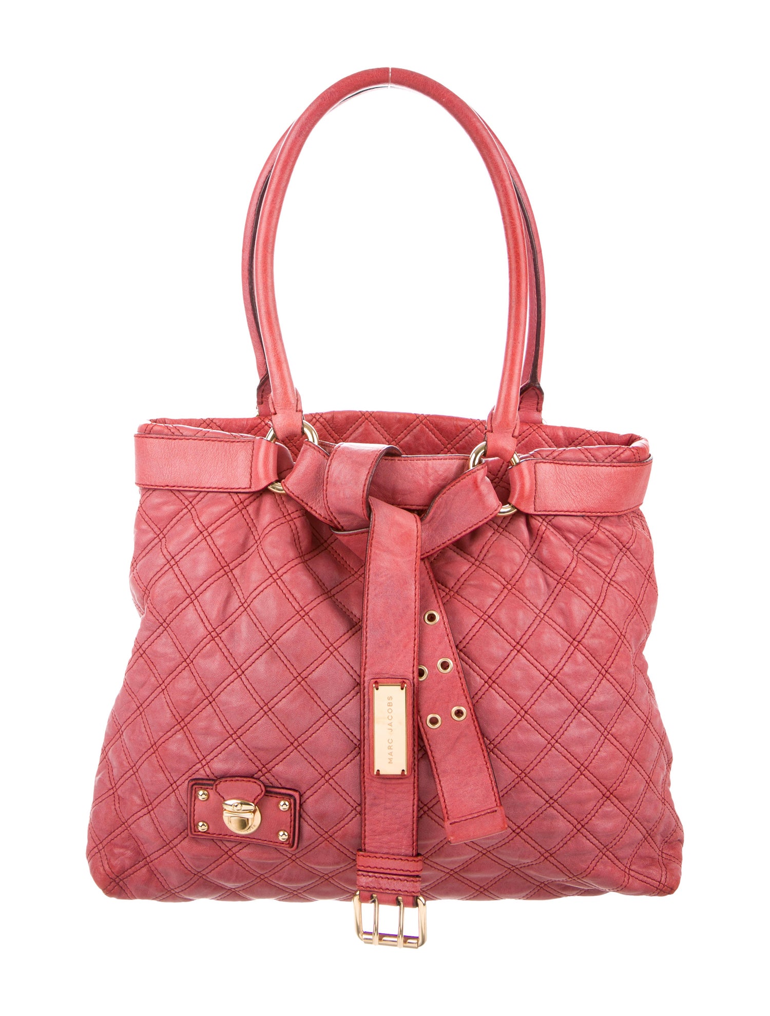 Marc Jacobs Quilted Leather Shoulder Bag Handbags MAR79871 The