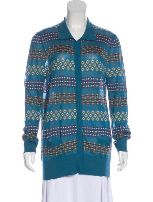 Marc Jacobs Intarsia Cashmere Cardigan multicolor
