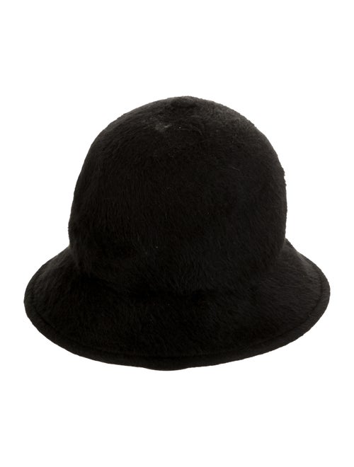 Marc Jacobs Fur Fedora Hat Black
