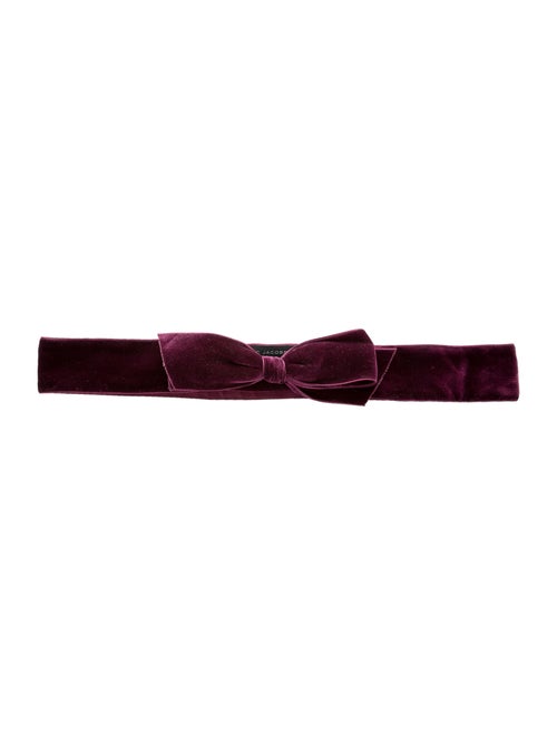 Marc Jacobs Velvet Wide Waist Belt