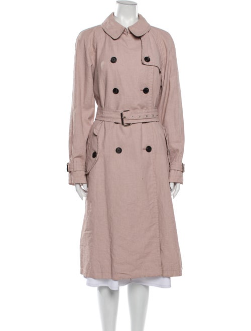 Marc Jacobs Linen Trench Coat Purple