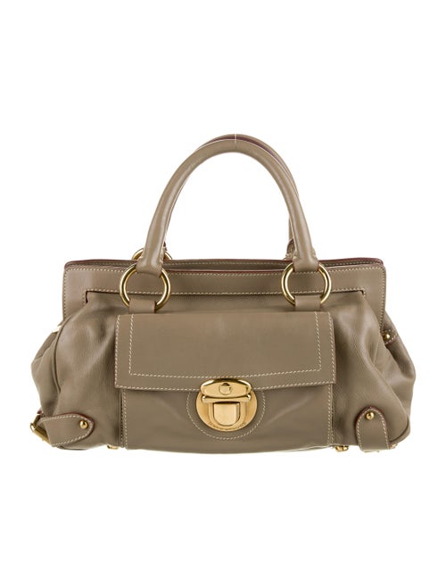 Marc Jacobs Leather Shoulder Bag Gold