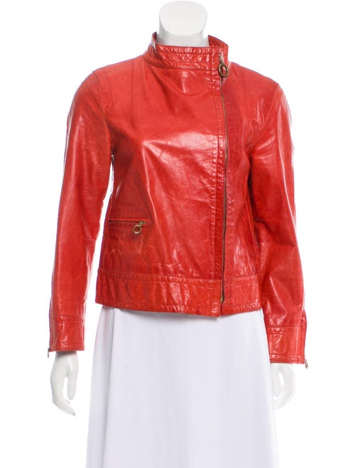 Marc Jacobs Leather Moto Jacket