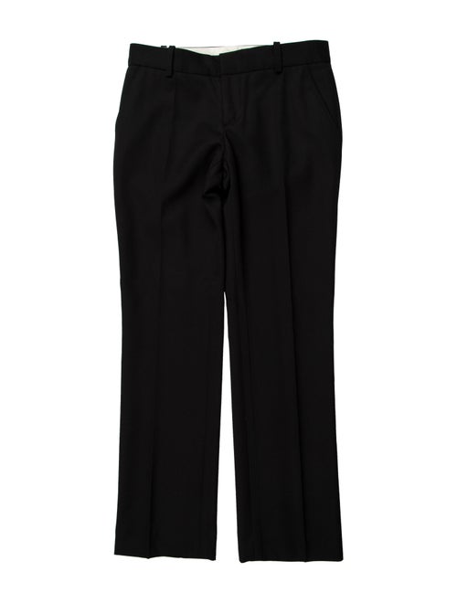 Marc Jacobs Wool Straight Leg Pants Wool