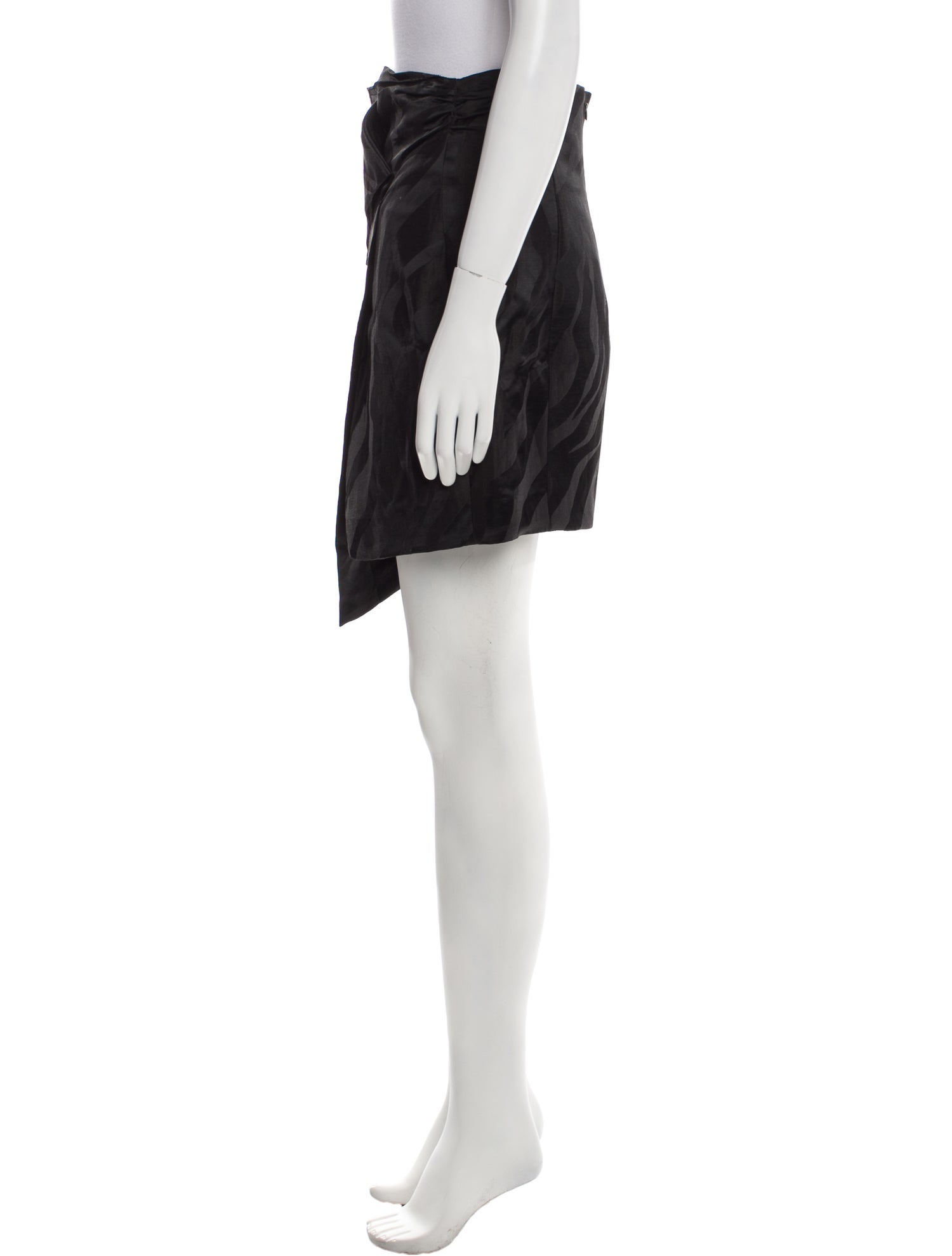 Carmen March Pleated Accents Knee-Length Skirt w/ Tags